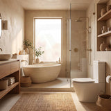 Kohler Melius Rimless Back to Wall Toilet with Slim Seat 670x360x840mm - Gloss White