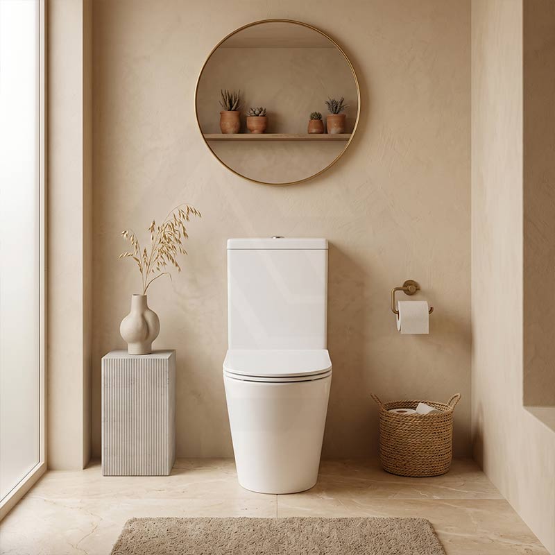Kohler Melius Rimless Back to Wall Toilet with Slim Seat 670x360x840mm - Gloss White