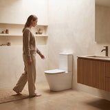 Kohler Melius Rimless Back to Wall Toilet with Slim Seat 670x360x840mm - Gloss White