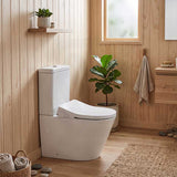 Kohler Opiaz Rimless Back to Wall Toilet with Englefield AVB Electric Bidet Seat 670x360x840mm - Gloss White