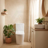 Kohler Opiaz Rimless Back to Wall Toilet with Englefield AVB Electric Bidet Seat 670x360x840mm - Gloss White