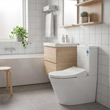 Kohler Opiaz Rimless Back to Wall Toilet with Englefield AVB Electric Bidet Seat 670x360x840mm - Gloss White