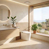 Englefield Sapphire Floor Standing Tankless Intelligent Toilet with VORTEX Flushing 607x392x464mm - Gloss White