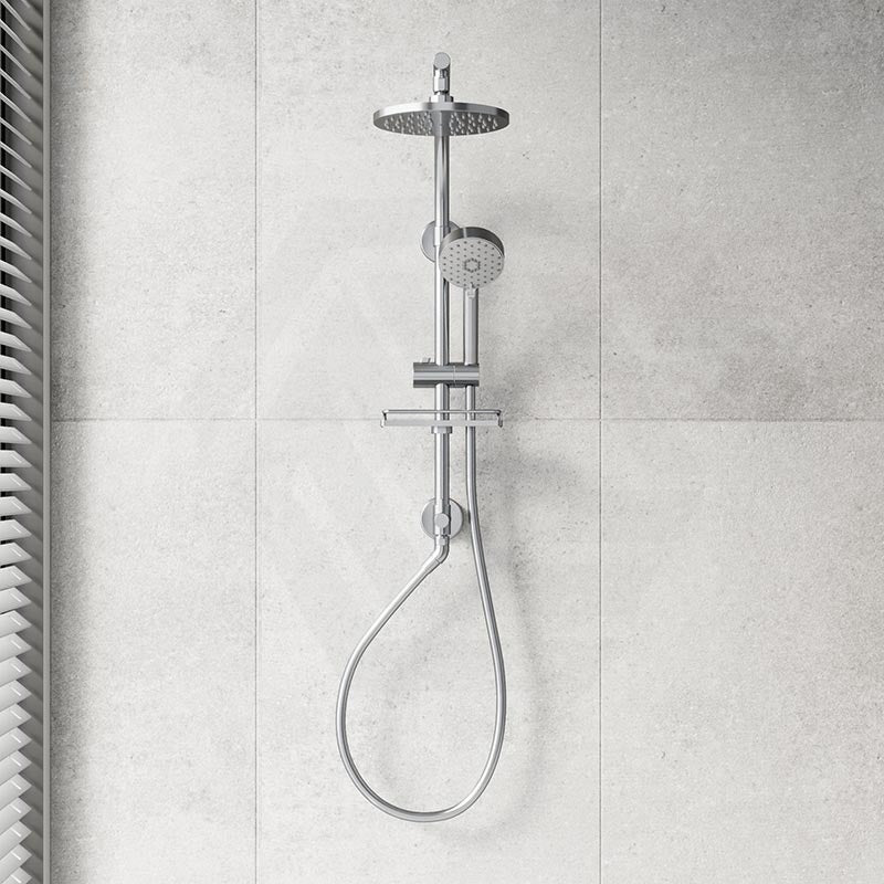 Kohler HydroRail Arched Twin Shower System with Awaken Hand Shower & Optional Overhead Shower - Polished Chrome