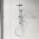 Kohler HydroRail Arched Twin Shower System with Awaken Hand Shower & Optional Overhead Shower - Polished Chrome
