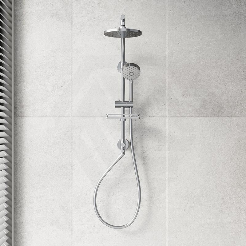 Kohler HydroRail Arched Twin Shower System with Awaken Hand Shower & Optional Overhead Shower - Polished Chrome