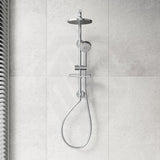 Kohler HydroRail Arched Twin Shower System with Awaken Hand Shower & Optional Overhead Shower - Polished Chrome