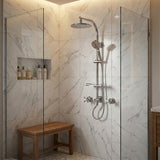Kohler HydroRail Arched Twin Shower System with Awaken Hand Shower & Optional Overhead Shower - Polished Chrome