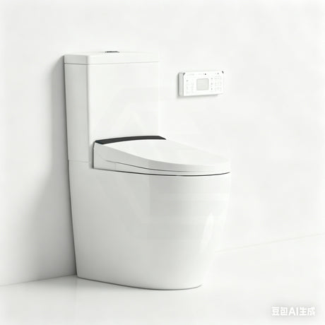 Kohler 650x395x830mm Rimless Back To Wall Ceramic Toilet Suite with Englefield Electric Bidet Seat