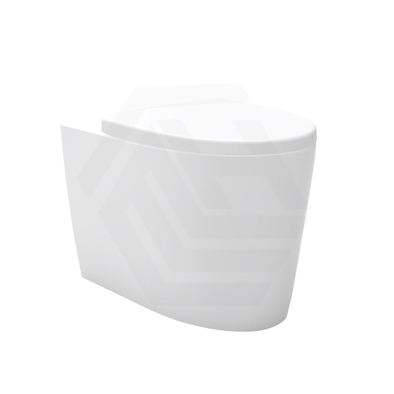 Kohler Grande 580x370x390mm Vitreous China White Rimless Wall Faced Toilet Pan, Seat Cover Available