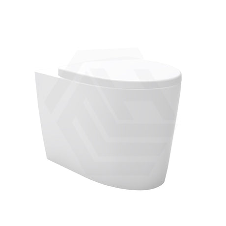 Kohler Grande 580x370x390mm Vitreous China White Rimless Wall Faced Toilet Pan, Seat Cover Available