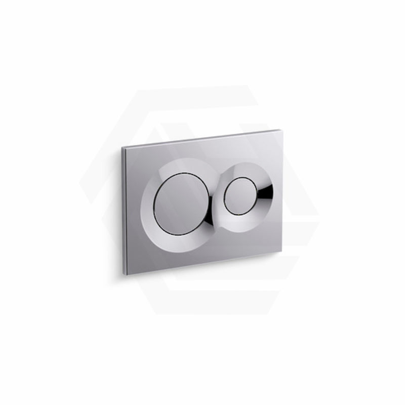 Kohler Lynk™ Pneumatic Flush Plate Round Button Polished Chrome for In-wall Concealed Cistern