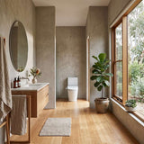 Kohler Grande Rimless Dual Flush Back to Wall Toilet Suite Combo with Englefield Intelligent Electric Heated Toilet Seat 650x395x830mm