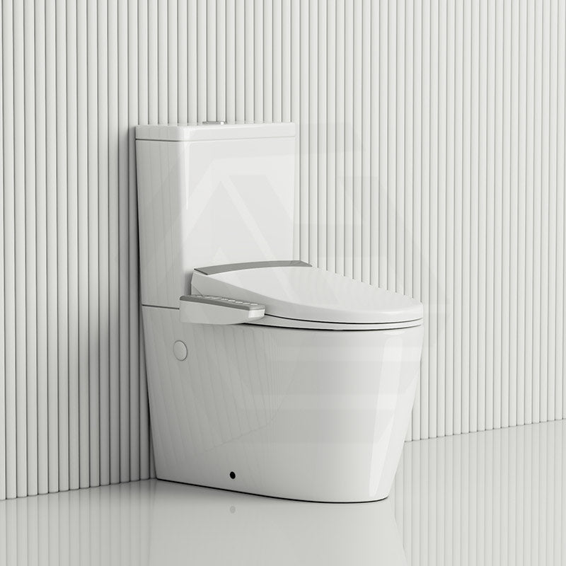 Kohler Grande Rimless Dual Flush Back to Wall Toilet Suite Combo with Englefield Intelligent Electric Heated Toilet Seat 650x395x830mm
