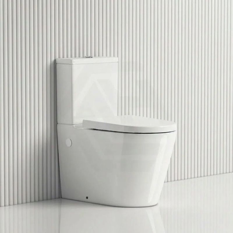 Kohler Grande Rimless Dual Flush Back to Wall Toilet Suite 680x370x790mm - Gloss White