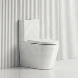 Kohler Grande Rimless Dual Flush Back to Wall Toilet Suite 680x370x790mm - Gloss White