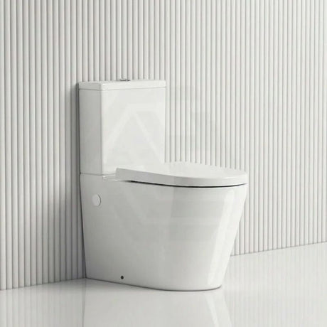 Kohler Grande Rimless Dual Flush Back to Wall Toilet Suite 680x370x790mm - Gloss White