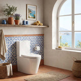 Kohler Grande Rimless Dual Flush Back to Wall Toilet Suite 680x370x790mm - Gloss White