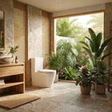 Kohler Grande Rimless Dual Flush Back to Wall Toilet Suite 680x370x790mm - Gloss White