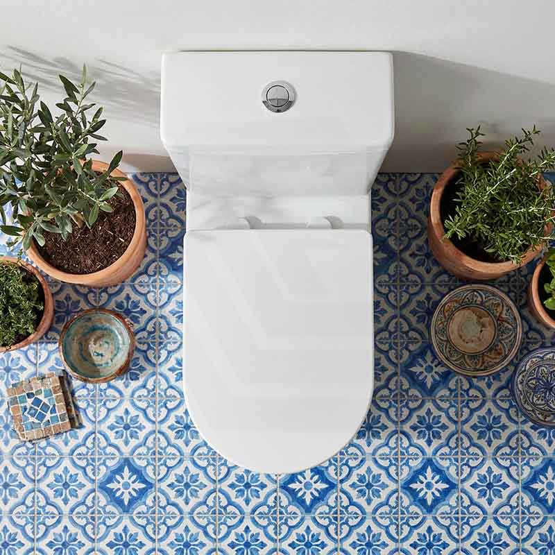 Kohler Grande Rimless Dual Flush Back to Wall Toilet Suite 680x370x790mm - Gloss White