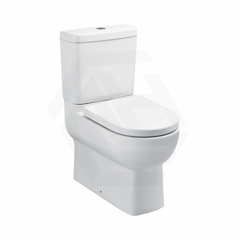 600x406x835mm Kohler Reach™ Compact Close-Coupled Toilet Suite Gloss White Rear/Side Inlet