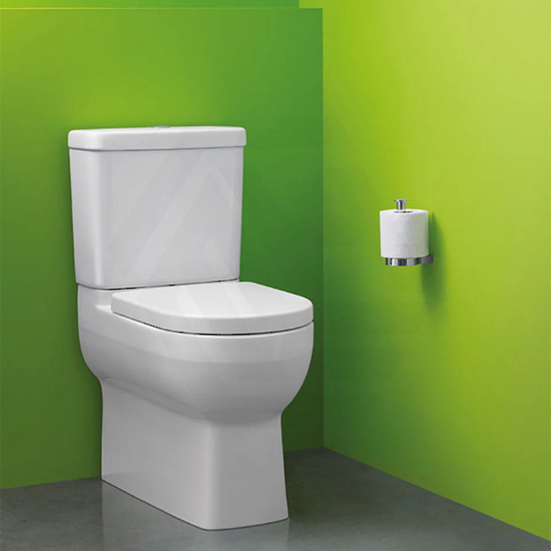600x406x835mm Kohler Reach™ Compact Close-Coupled Toilet Suite Gloss White Rear/Side Inlet