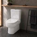 Kohler Reach™ Compact Back to Wall Toilet Suite Box Rim Rear/Side Inlet 600x406x835mm - Gloss White