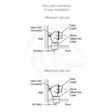 665x378x850mm Kohler Parliament Close-Coupled Toilet Suite Gloss White Box Rim Rear/Side Inlet