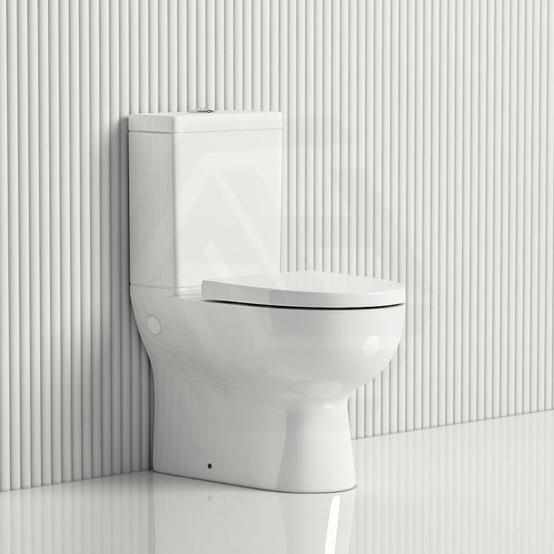 665x378x850mm Kohler Parliament Back to Wall Toilet Suite Gloss White Box Rim Rear/Side Inlet