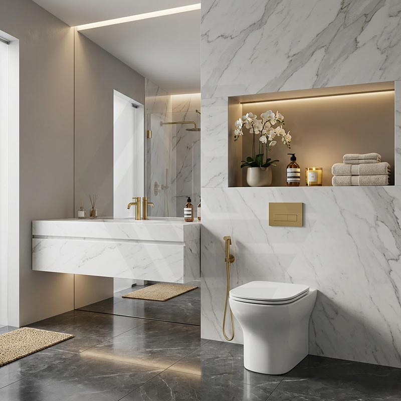 Kohler ModernLife Vitreous China Rimless Wall Faced Toilet Pan Only, Seat Cover Available 560x360x390mm - Gloss White