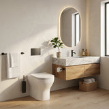 Kohler ModernLife Vitreous China Rimless Wall Faced Toilet Pan Only, Seat Cover Available 560x360x390mm - Gloss White