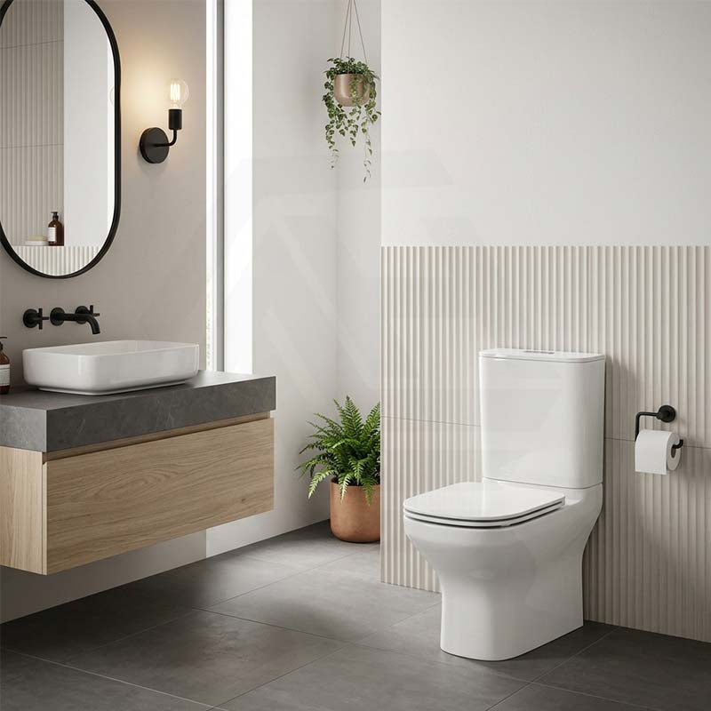 Kohler ModernLife™ Back to Wall Toilet Suite Dual Flush with Elite Seat Rimless Top Inlet Only 650x394x759mm - Gloss White