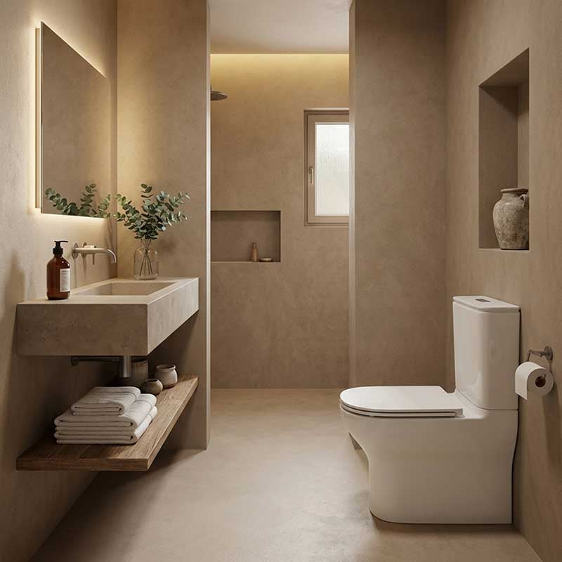 Kohler ModernLife™ Back to Wall Toilet Suite Dual Flush with Elite Seat Rimless Top Inlet Only 650x394x759mm - Gloss White