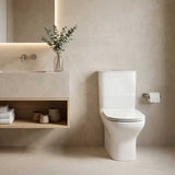 Kohler ModernLife™ Back to Wall Toilet Suite Dual Flush with Elite Seat Rimless Top Inlet Only 650x394x759mm - Gloss White