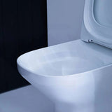 Kohler ModernLife 560x360x390mm Vitreous China Gloss White Rimless Wall Faced Toilet Pan with Seat
