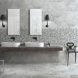 Ceramic Orobico Grey Polished Stone Look 300x600mm Tile