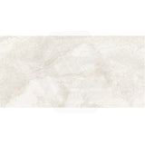 Noble Travertine White Beige Lappato Stone Look 450x900mm Tile