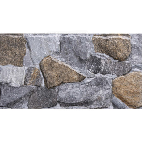 Pebble Stone Style Dark Beige & Grey External 300×600mm Tile