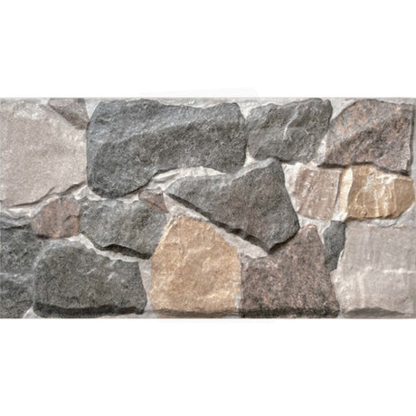 Pebble Stone Style Light Beige & Grey External 300×600mm Tile