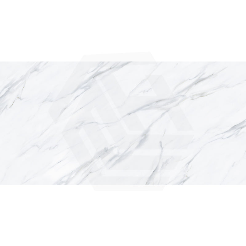 Carrara Marble Look White Polished Porcelain Tile 300/600mm