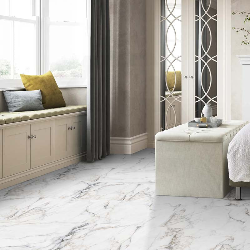 Culkin White Matt Marble Look 300/600/1200mm Tile