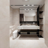Noble Stone & Travertine Look Light Beige Matt Porcelain Tile 300/600mm
