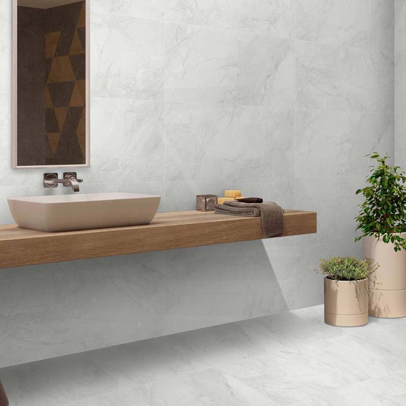 Belga White Honed Marble Look 300/600/1200mm Tile