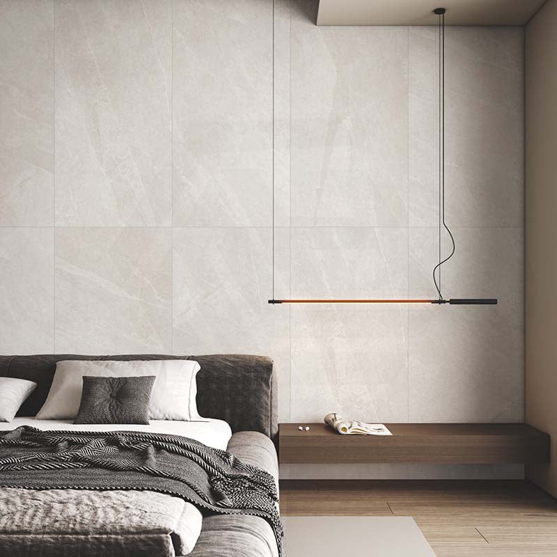 Lithos White Matt Stone Look 300/600/1200mm Tile