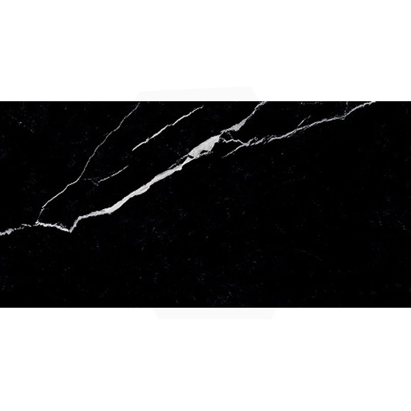 Nero Marquina Black Marble Look Matt Porcelain Tile 300/600mm