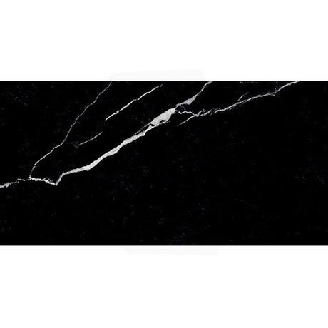 Nero Marquina Black Marble Look Matt Porcelain Tile 300/600mm