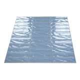 Wavy Sky Blue Gloss Subway Ceramic Tile 75×300mm