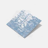 Wavy Sky Blue Gloss Subway Ceramic Tile 75×300mm
