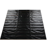 Wavy Black Matt Subway Ceramic Tile 75×300mm