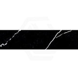 Wavy Nero Macquina Matt Black Subway Porcelain Tile 75×300mm